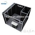 La cabine d&#39;exposition en aluminium portative standard de salon commercial de Detian offre 3x3